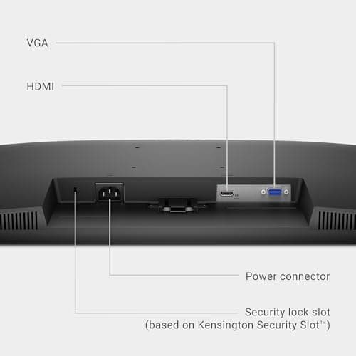 Dell 27 Monitor - SE2725HM - 27-inch Full HD (1920x1080) 16:9 100Hz Display, IPS Panel, 16.70 Million Colors, Anti-Glare, 1 HDMI / 1 VGA Port, TÜV Rheinland 3-Star*, Comfortview Plus - Black 9