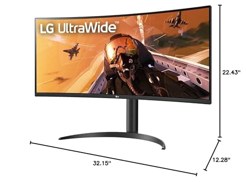LG UltraWide QHD 34-Inch Curved Computer Monitor 34WQ73A-B, IPS with HDR 10 Compatibility, Built-In-KVM, and USB Type-C, Black 5