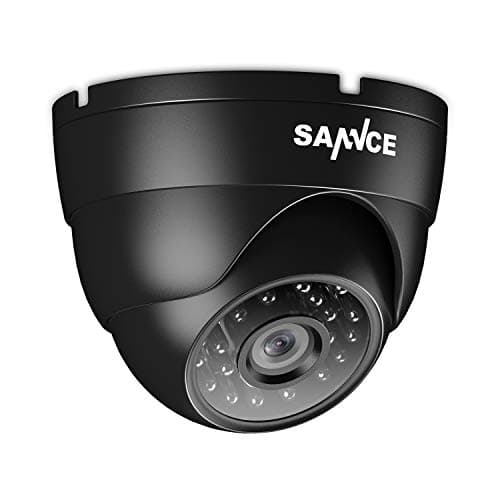 SANNCE 1080p CCTV Security Camera, Dome Surveillance Camera with 100ft Night Vision, IP66 Waterproof for 960H,720P,1080P,5MP,4K Analog Security DVR (No Power Supply and Cable, Only a Camera)