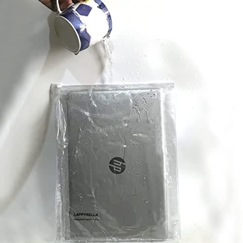 LappyRella Waterproof Dust Cover for 17 inch Laptop Dustproof Scratch Proof Translucent Zip Lock PVC Bag (16-17 inch (Maximum Laptop Size: 41 x 31 x 3.5 cm)) 5