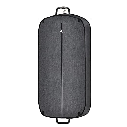 Limoomil Heavy Duty Waterproof Garment Bag for Travel, Tear Resistance Suit Bag for Men Travel for Suits, Tuxedos, Coats, Uniform. 42 inch