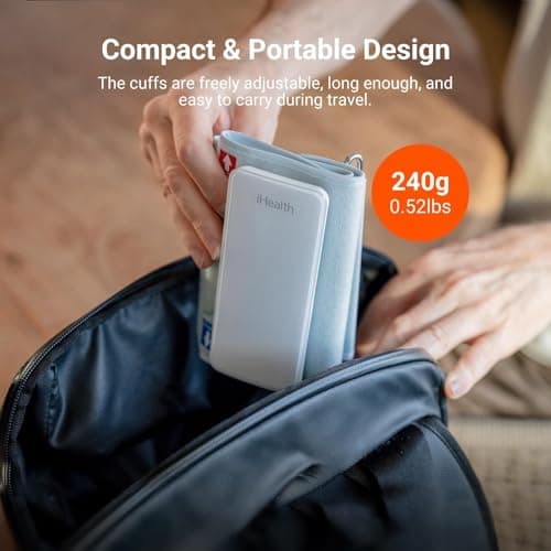 iHealth Neo Wireless Blood Pressure Monitor, Upper Arm Cuff, Bluetooth Blood Pressure Machine, Ultra-Thin & Portable, App-Enabled for iOS & Android 5
