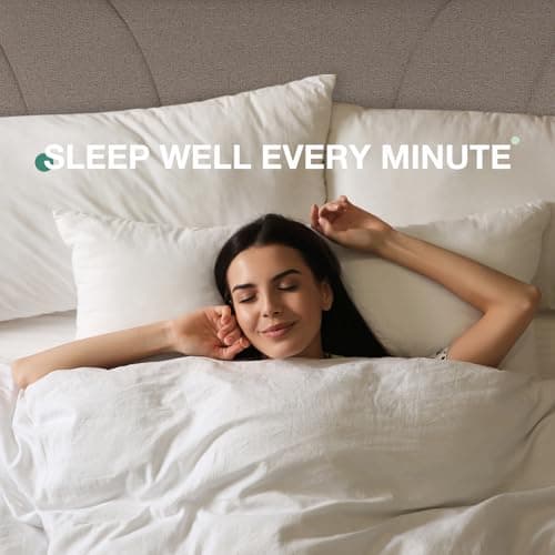 Novilla King Size Bed Frame with Adjustable Headboard Platform King Bed Frame Linen Fabric Upholstered Headboard, No Box Spring Needed, Noise-Free, Wooden Slats Support, Easy Assembly, Beige 7