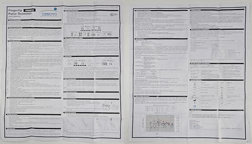 Innovo FSA/HSA Eligible iP900BP-B Fingertip Pulse Oximeter, Blood Oxygen Monitor with Free App, Plethysmograph, and Perfusion Index (with Bluetooth) 9