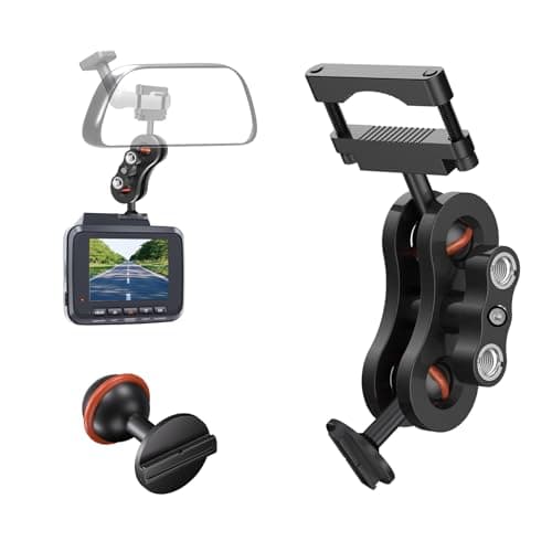 RNVEASS Dash Cam Mount, Aluminum Rearview Mirror Bracket Installation Kit, for Rove R2-4K, R2-4K PRO and R2-4K Dual Car Dash Cams