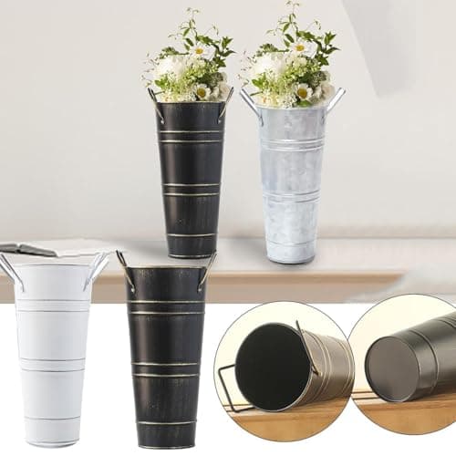 Metal Round Umbrella Stand Rack, Freestanding Umbrella Rack with Cane and Walking Stick Holder, Perfect for Entryway and Porch Use, Ideal Organizer for Home and Office (Black) 9