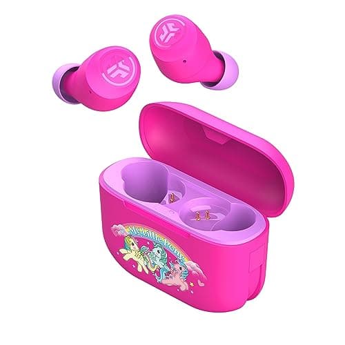 JLab Go Air Pop True Wireless Earbuds, In Ear Headphones, Bluetooth Earphones, Ear Buds with 32H Playtime, Bluetooth Earbuds with Microphone, USB Charging Case, Dual Connect, EQ3 Sound, My Little Pony