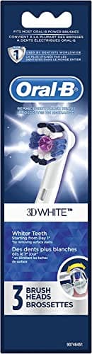 Oral-B 3D White Electric Toothbrush Replacement Brush Heads Refill, 3 Count 8