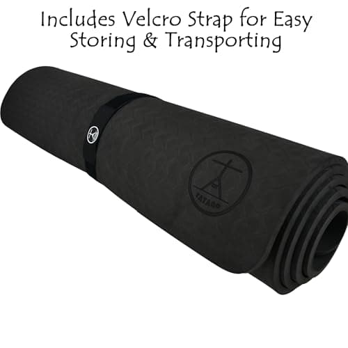 Tatago Extra Large Yoga Mat Wide & Long (84 x 30") 1/4 inch Thick XL Yoga Mat For Total Joint Cushioning, The Large Exercise Mat Thick And Perfect For Home Workouts. 8