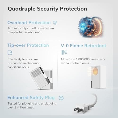 AEOCKY 1200 sq.ft Rotary Dehumidifier 10 Pint Dehumidifier for Bedroom with Drain Hose,Never Frost,Ultra Quiet Small Portable Desiccant Dehumidifiers for Basement, Home, Bathroom, RV 7