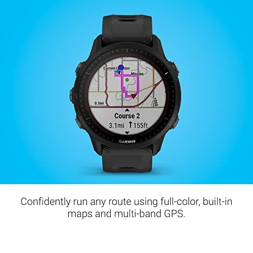 Garmin Forerunner® 955 Solar, GPS Running Smartwatch with Solar Charging Capabilities, Tailored to Triathletes, Long-Lasting Battery, Black - 010-02638-00 5