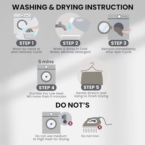 Serta Mila Shaggy Heated Throw Blanket - Soft Faux Fur Heated Blanket, Fast Heating, Auto Shut Off Timer, Low EMF, 5 Heat Setting, ETL Certified, Machine Washable Electric Blanket, Ash Grey 50"x60" 6