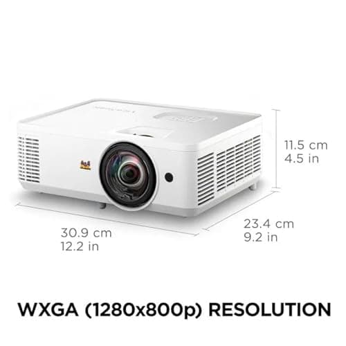 ViewSonic PS502W 4000 Lumens WXGA Short Throw Projector with HDMI and USB Type A Connectivity for Business and Education 7