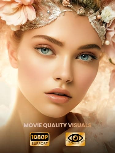 [Electric Focus] GROVIEW Mini Projector Bluetooth, Fully Sealed Portable Projector, 75% Zoom & Low Noise, Movie Projector for Phone/Laptop/Stick/HDMI/USB-Gray 5