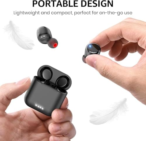 TOZO T6 Wireless Earbuds Bluetooth 5.3 Headphones, Ergonomic Design in Ear Headset, 50Hrs Playtime with Wireless Charging Case, APP EQ Customisable, IPX8 Waterproof 6