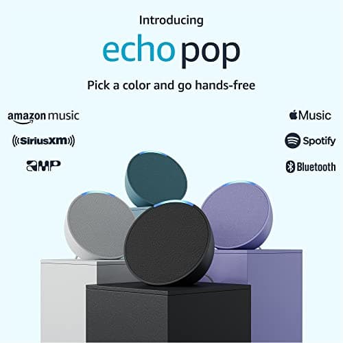 Amazon Echo Pop (newest model), Our smallest speaker, Designed for Alexa+, Fits in any room, Charcoal 9