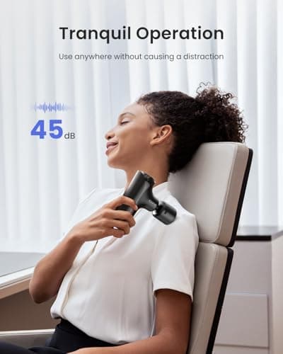 RENPHO Mini Thermacool Massage Gun with Heat and Cold, Professional Pocket-Sized Percussion Massager, FSA Eligible HSA, Portable Deep Tissue Massager, Quiet Operation with Travel Carry Bag 7