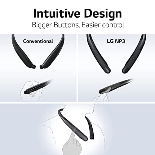 LG Tone NP3 Wireless Stereo Headset with Retractable Earbuds 5