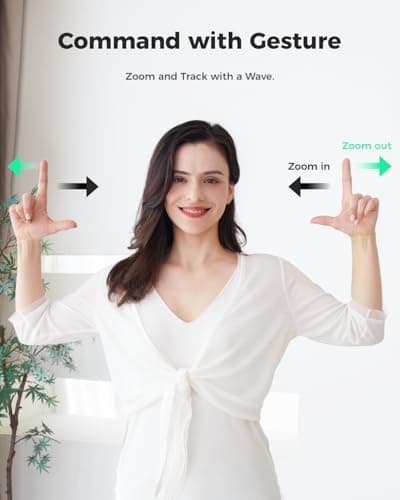 OBSBOT Tiny SE 1080P 100FPS Webcam for PC, AI Tracking PTZ Streaming Camera with 1/2.8" Sensor, Gesture Control, Dual ISO, Staggered HDR, Web Camera for Desktop Computer, Laptop, Meeting, Video Calls. 9