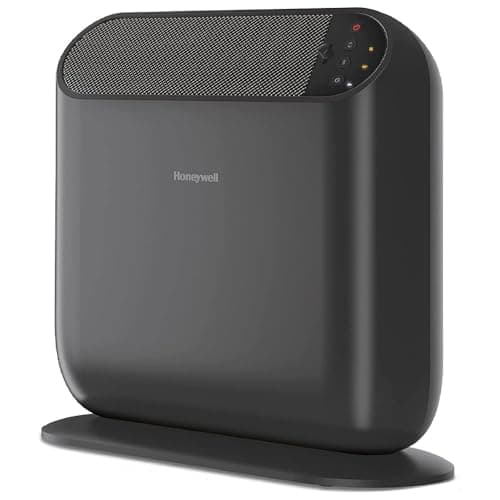 Honeywell ThermaWave 6 Ceramic Technology Space Heater, Black–Ceramic Heaterwith Programmable Thermostat