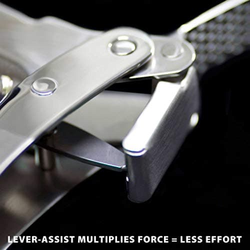 MANNKITCHEN Stainless Steel Garlic Press, Heavy Duty Professional Grade Double Lever-Assisted Garlic Mincer with High Capacity Reservoir - Easy to Clean and Rust Free Garlic Crusher 8