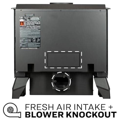 US Stove 1,200 Sq. Ft Wood Stove 7