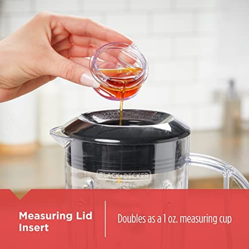 BLACK+DECKER Crush Master Blender, 10-Speeds with Stainless Steel Blades, Black, BL2010BP 6