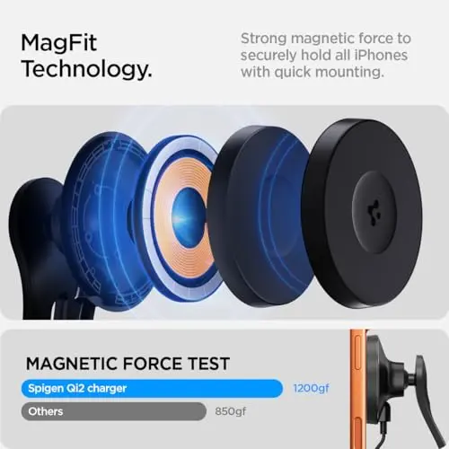 TapLock Qi2 MagSafe Charging Tesla Phone Mount for Model Y Juniper 2025/26 & Model 3/Y/S/X - iPhone 17 Pro Max with MagSafe & Pixel 10 Pixelsnap & Galaxy S26 Series [Not for Updated 16in QHD Screen] 7