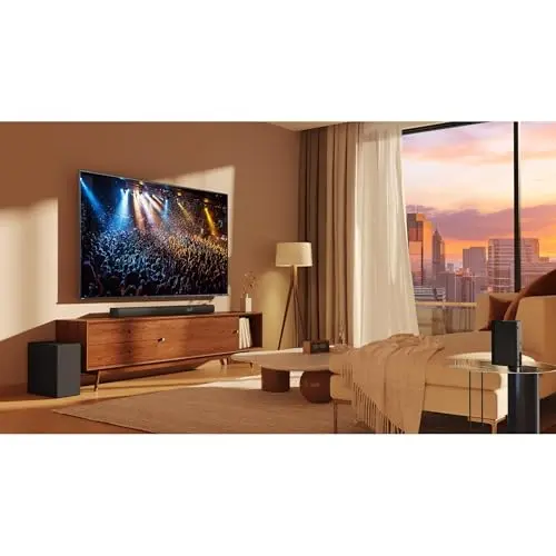 Hisense HS5100 5.1Ch Sound Bar with Wireless Subwoofer, 540W, Dolby Digital Plus, Bluetooth 5.3, EzPlay, Roku TV Ready, DTS: X, HDMI/AUX/ARC/Optical/USB (HS5100, 2024 Model) 14