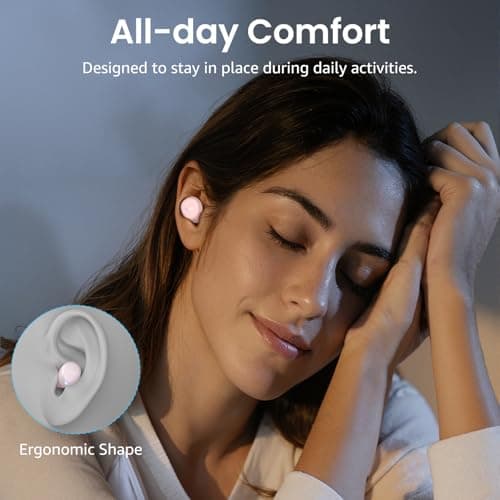 TOZO A1 Wireless Earbuds Bluetooth 5.3 Light Weight in Ear IPX5 Waterproof Headphones 2 Mic for AI Calls, Immersive Premium Sound Bass Headset with Charging Case, 32 Presets EQ Customization via App 7