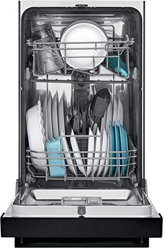 Frigidaire 18 in. ADA Compact Front Control Dishwasher in Black with Dual Spray Arms, 52 dBA, includes room-of-choice delivery 5
