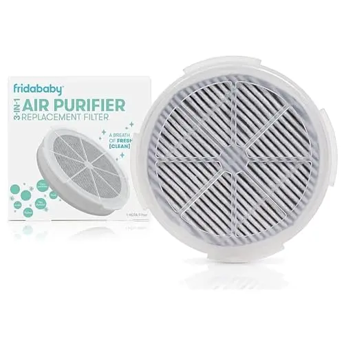 Frida Baby Replacement HEPA Filter for 3-in-1 Air Purifier with Activated Carbon for Common Allergens, Pollen, Dust, Remove Odors, Pollution & More