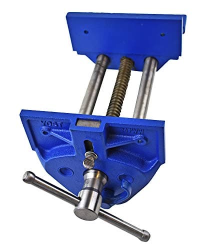 Yost Vises M7WW Rapid Action Woodworking Vise | Quick Release Lever for Quick Adjustments | 7 Inch Jaw Width | Made with Heavy-Duty Cast Iron | Blue 6