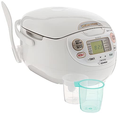 Zojirushi NS-ZCC10 5-1/2-Cup Neuro Fuzzy Rice Cooker and Warmer, Premium White 2