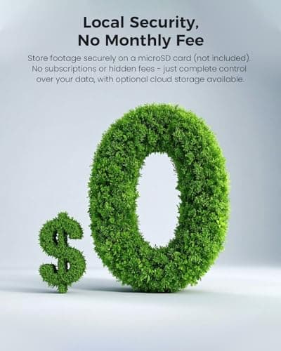 Hiseeu 4K 8MP Security Camera Outdoor, Wireless Home Security Camera with Pan & Tilt, WiFi Pro 2.4/5GHz, Auto Tracking, Color Night Vision, Two Way Audio, IP66, Plug in, No Subscription 9