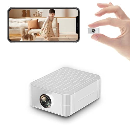 Hidden Camera 4K Spy Camera with Night Vision, 4H Battery Life, Motion Detection Alerts, SD/Cloud Storage, Phone App Control & Real-Time Alerts, Indoor Security Camera for Home/Office/Baby Monitoring