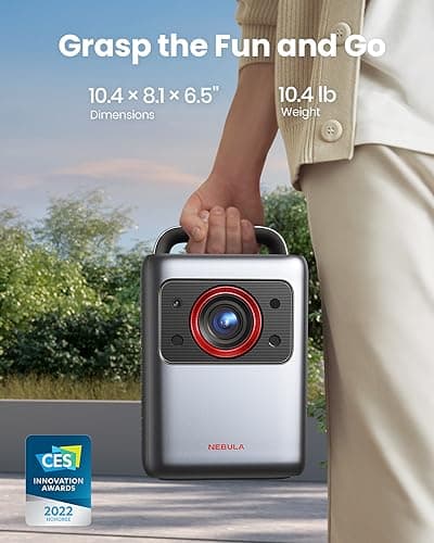 NEBULA Cosmos Laser 4K Projector, 2200 ANSI Lumens, Android TV with Dongle, Autofocus, Auto Keystone Correction, Screen Fit, Home Theater Projector with Wi-Fi & Bluetooth, for Office and Business Use 5