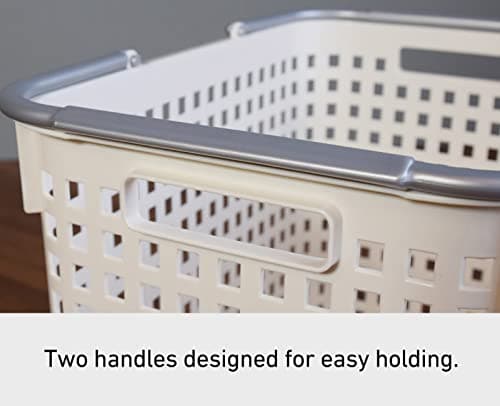 Like-it │SCB-5 │Daily use inside or outside. Movable handles make it easy to carry around. | Portable large basket for kitchen, laundry and kids room. | 18.7 x 12.2 x 15.47" | Mint blue | 10.57 gal 5