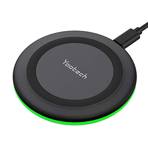 Yootech Wireless Charger,10W Max Wireless Charging Pad Compatible with iPhone 17/17 Pro/17 Pro Max/Air/16/15/14/13/SE 2022/12/11,Samsung Galaxy S25/S24/S23,for AirPods Pro 3(No AC Adapter)