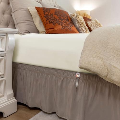 Bed Bunny King Locking Fitted Bed Sheet Set (4 Pcs), Stays On & Won’t Slip Off, Built-in StayFit Compression System Hugs Mattresses, AS SEEN ON TV, Wrinkle & Stain Resistant CopperSoft™ Fabric (Cream) 7