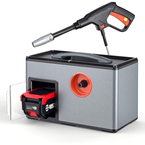 40V Cordless Pressure Washer, 2000PSI Battery Powered Pressure Washer with 2.5Ah Battery and Fast Charger, 3 Adjustable Modes, Brushless Motor, 30min Runtime for Car/Patio Cleaning (40V 2.5Ah)