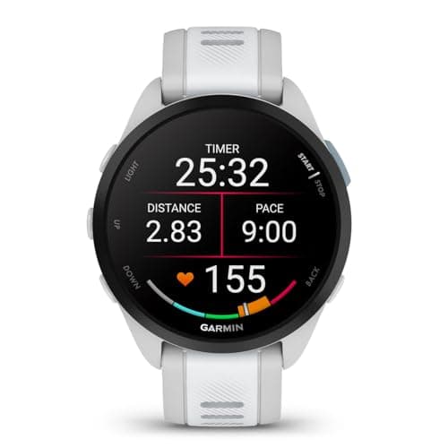 PlayBetter Garmin Forerunner 165 (Mist Gray/Whitestone) Running GPS Smartwatch Gift Box Bundle - AMOLED Touchscreen, 11-Day Battery, Training - Includes HD Screen Protectors, Wall Adapter & Case 6