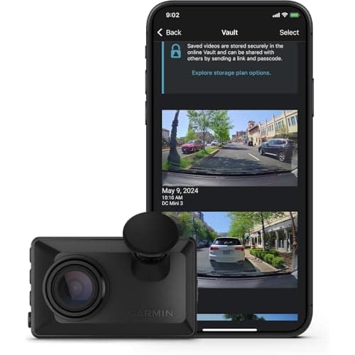 Garmin Dash Cam X110 Compact 1080p HD with 140-degree Field of View Bundle with Lexar 32GB microSDHC/microSDXC Card, Deco Gear Microfiber Cleaning Cloth & Converter Adapter Type C Adapter 5