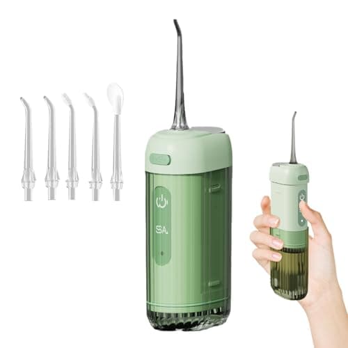 Generic Portable Flossers, Travel Size Mini, 4 Modes IPX7 Waterproof Rating Flossers for Teeth Braces and Bridges