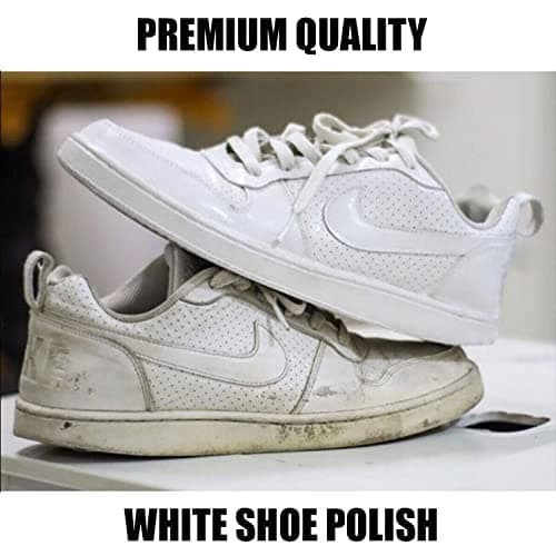 Max White Shoe Polish 'Sneaker Whitener for Shoes ' Canvas Leather and Textiles 'Scuff Cover 5