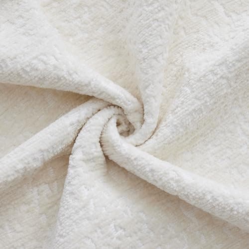 TROMIRY U-Shaped Sectional Couches for Living Room | 112 Inch Sectionals Couch | Beige Cheille Sofa with Double Chaise for Apartment 7