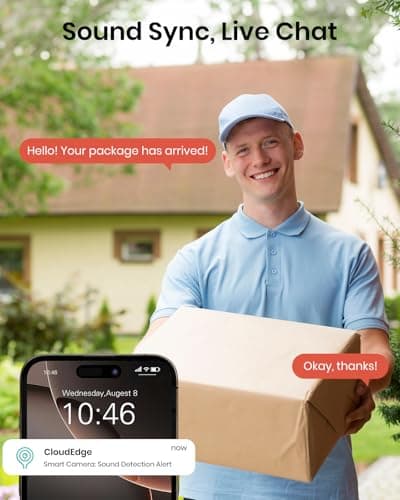 CAMSTRO Solar Security Cameras Wireless Outdoor 2K, Self Charged WiFi Cameras for Home Security Battery-Powered, 360°PTZ 3MP Color Night Vision, IP66,Two-Way Audio, Alexa/Google Assistant,2.4Ghz Only 5