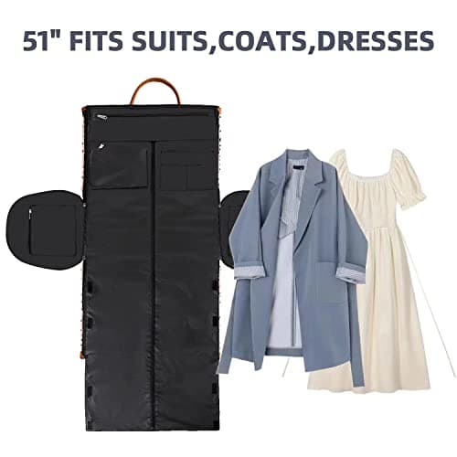 Convertible Garment Duffle Bags for Travel - Carry On Garment Bags With Toiletry Bag, Large Weekender Bags for Women Men 2 in 1 Hanging Suitcase Suit Travel Duffel Bags (Pink Leopard) 7