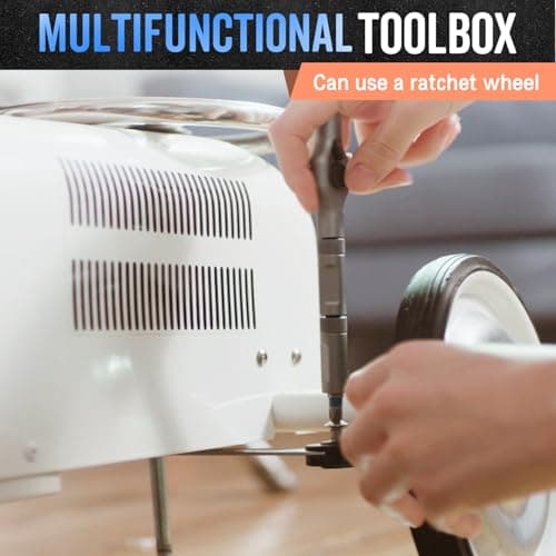 DIY Screwdriver 24 in 1, 2025 Upgrade 24 In 1 Multi Bit Magnetic Screwdriver Set Multifunctional Toolbox, 24 in 1 multifunctional household wrench screwdriver tool combination set (1) 5