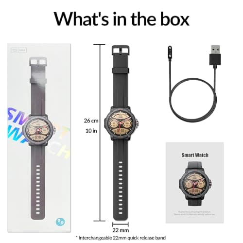 AiMoonsa Running Watch, GPS Smart Watch That Record Your Pace, Heart Rate and More Exercise Data,100+ Sport Modes,Customized Plan,Waterproof,Bluetooth Calling,Alexa Built-in,GPS Watch for Men & Women 7